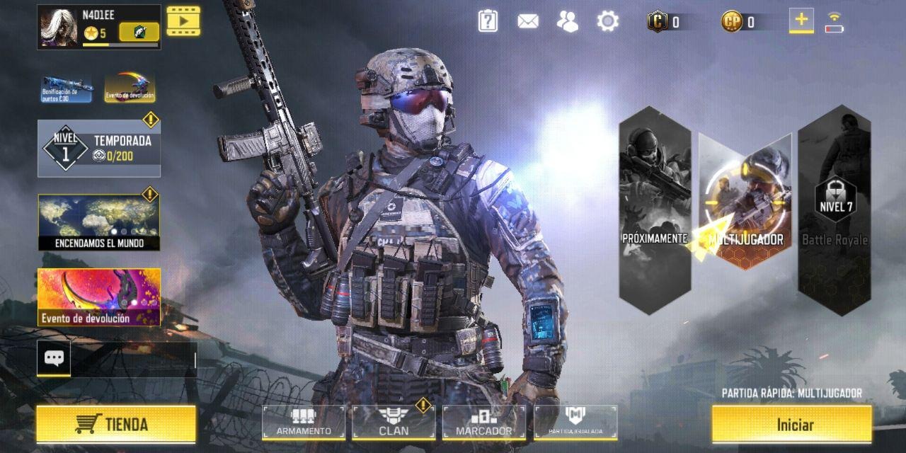 cuantos datos gasta cod mobile