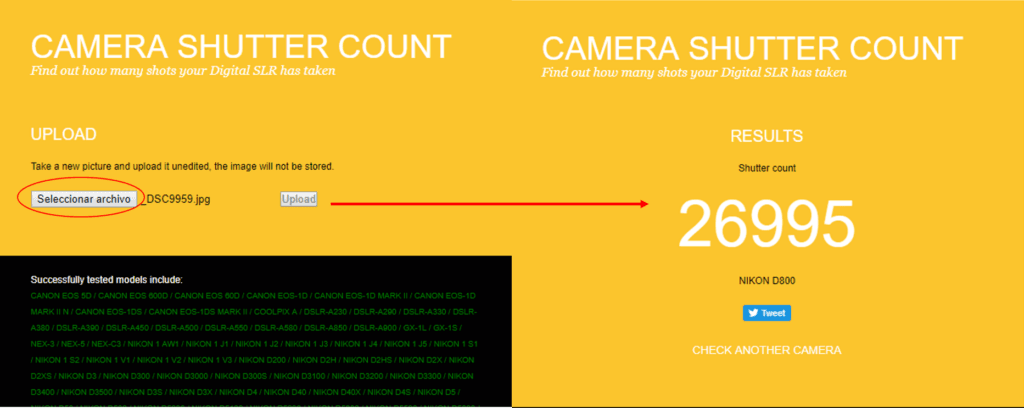 ¿Cuántos disparos tiene una cámara? 2 cuantos disparos tiene una camara
