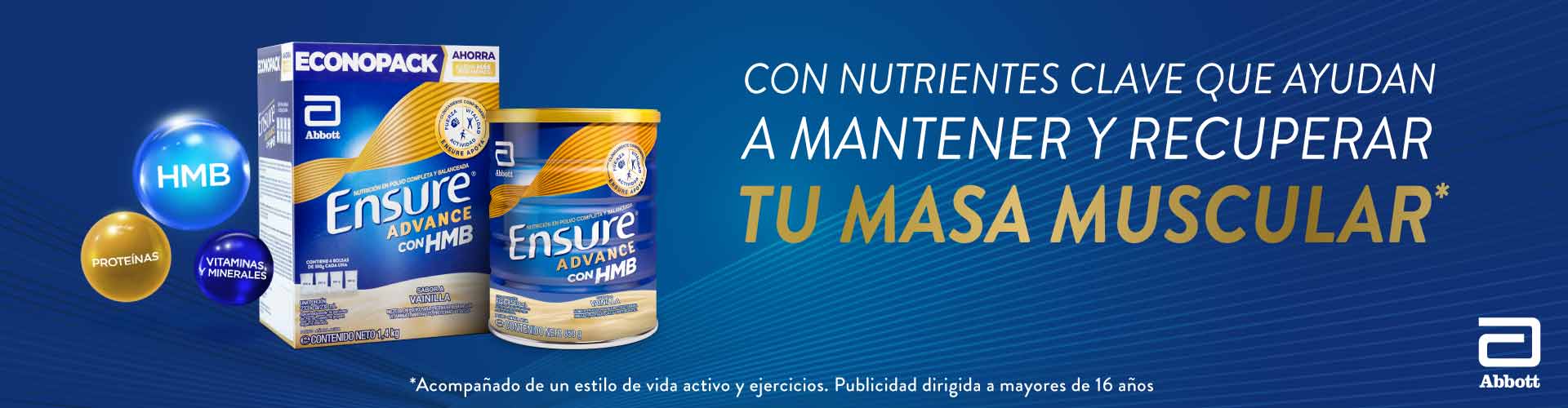 cuantos ensure tomar al dia