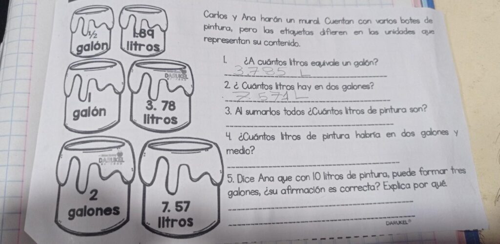¿Cuántos litros son 2 galones? 2 cuantos litros son 2 galones