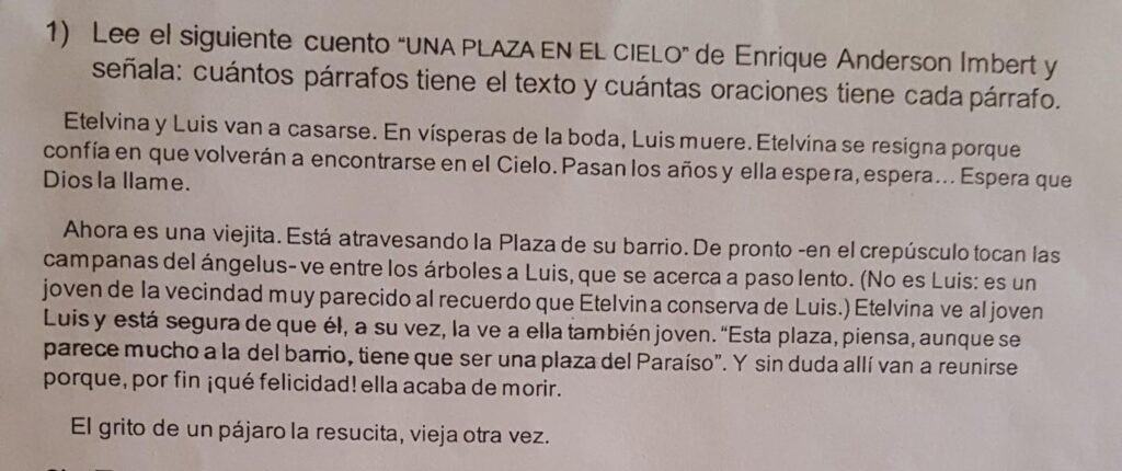 cuantos parrafos tiene un texto