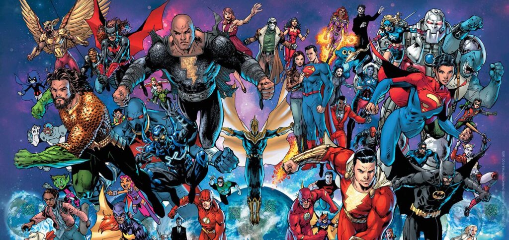 cuantos personajes tiene dc