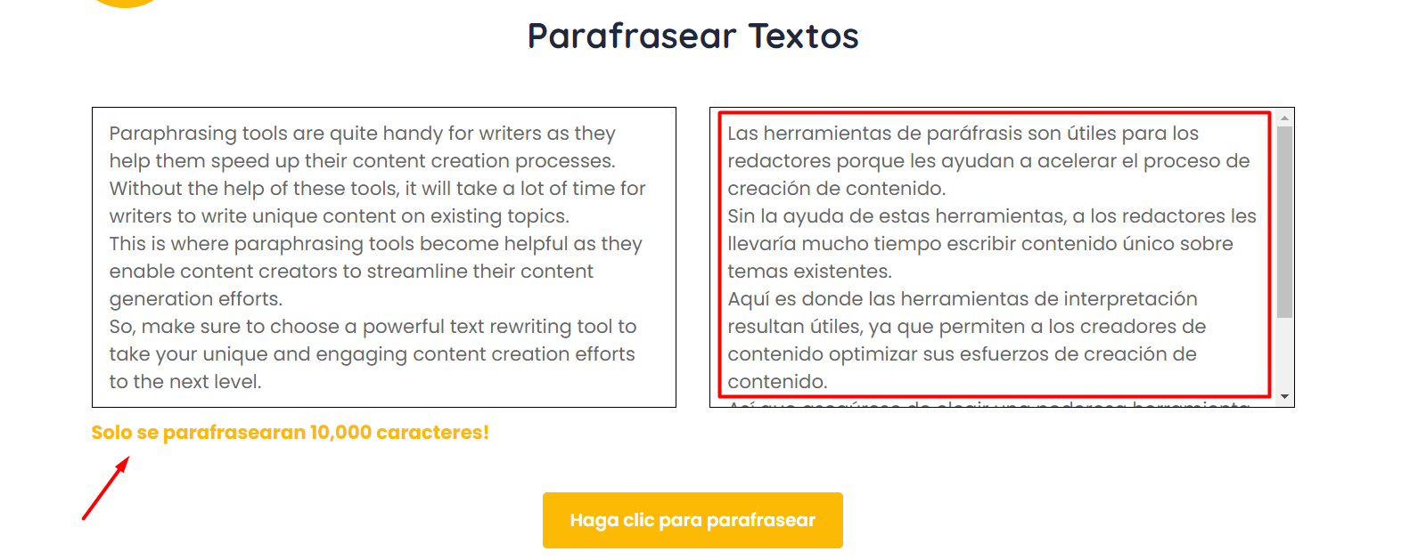 cuantos tipos de parafrasis hay